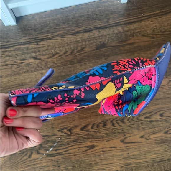 Nine West Blue and Pink Floral Tote Bag - Picture 8 of 8